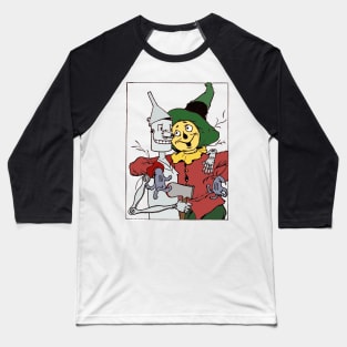 Scarecrow and Tinman Baseball T-Shirt